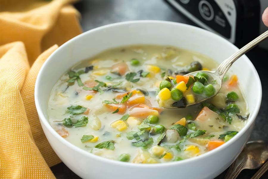 8- vegetable soup